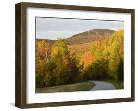 Franconia Notch Bike Path in New Hampshire's White Mountains, USA-Jerry & Marcy Monkman-Framed Photographic Print