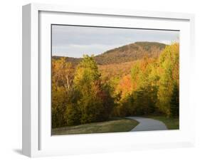 Franconia Notch Bike Path in New Hampshire's White Mountains, USA-Jerry & Marcy Monkman-Framed Photographic Print