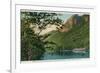 Franconia Notch, White Mountains, New Hampshire-null-Framed Premium Giclee Print