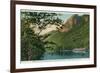 Franconia Notch, White Mountains, New Hampshire-null-Framed Premium Giclee Print