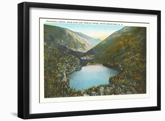 Franconia Notch, White Mountains, New Hampshire-null-Framed Art Print