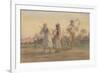 'Franconian Peasants near Wurzburg', Germany, 1852-Carl Haag-Framed Giclee Print