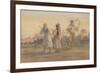 'Franconian Peasants near Wurzburg', Germany, 1852-Carl Haag-Framed Giclee Print