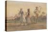 'Franconian Peasants near Wurzburg', Germany, 1852-Carl Haag-Stretched Canvas