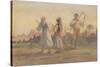 'Franconian Peasants near Wurzburg', Germany, 1852-Carl Haag-Stretched Canvas