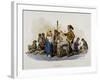 Franfellicaro (Maker and Seller of Hard Candies), Lithograph, Italy, 19th Century-null-Framed Giclee Print