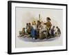 Franfellicaro (Maker and Seller of Hard Candies), Lithograph, Italy, 19th Century-null-Framed Giclee Print