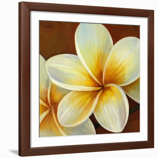 Frangipani I-Clunia-Framed Art Print