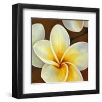 Frangipani II-Clunia-Framed Art Print