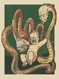 The Infant Hercules And The Standard Oil Serpents-Frank A. Nankivell-Art Print