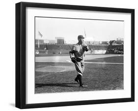 Frank Allen, Brooklyn Dodgers, Baseball Photo - New York, NY-Lantern Press-Framed Art Print