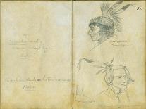 Portraits of Grey Leg and an Unidentified Sisseton Man, 1851-Frank Blackwell Mayer-Mounted Giclee Print