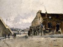 Quai de Valmy et canal Saint Martin-Frank Boggs-Stretched Canvas