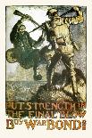 Put Strength in the Final Blow-Frank Brangwyn-Stretched Canvas