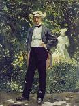 Portrait of the American Secretary of State William H. Seward in the Garden. 1869-Frank Buchser-Giclee Print