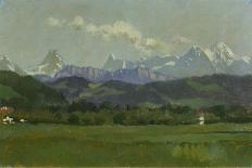 The Alps, Small Mountain Chain-Frank Buchser-Giclee Print