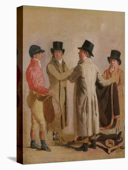 Frank Buckle, John Wastel, Robert Robson and a Stable Lad-Benjamin Marshall-Stretched Canvas