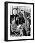 Frank CApra, James Stewart on the Set of it's a Wonderful Life, 1946-null-Framed Photo