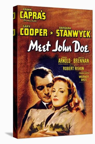 Frank Capra's 'meet John Doe', 1941, "Meet John Doe" Directed by Frank Capra-null-Stretched Canvas