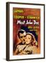 Frank Capra's 'meet John Doe', 1941, "Meet John Doe" Directed by Frank Capra-null-Framed Giclee Print