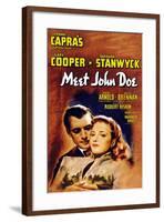 Frank Capra's 'meet John Doe', 1941, "Meet John Doe" Directed by Frank Capra-null-Framed Giclee Print