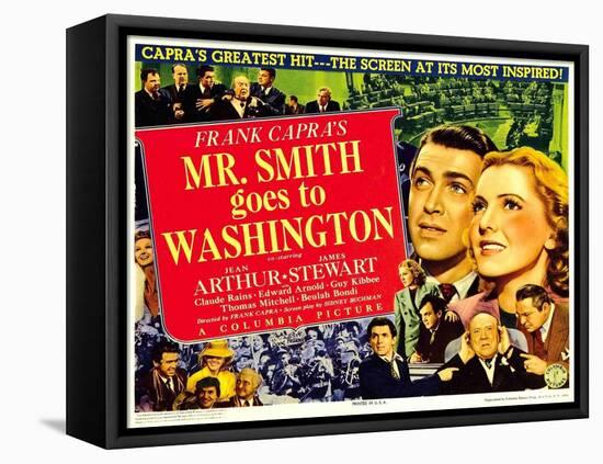 Frank Capra's Mr. Smith Goes to Washington, 1939-null-Framed Stretched Canvas