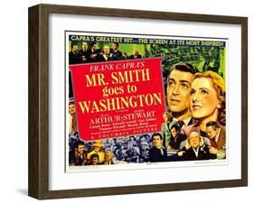 Frank Capra's Mr. Smith Goes to Washington, 1939-null-Framed Art Print