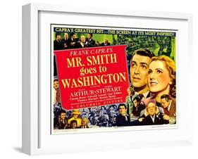 Frank Capra's Mr. Smith Goes to Washington, 1939-null-Framed Art Print