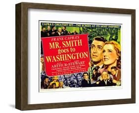 Frank Capra's Mr. Smith Goes to Washington, 1939-null-Framed Art Print