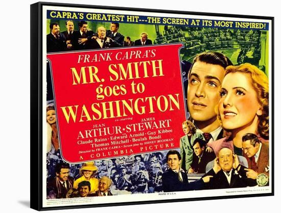 Frank Capra's Mr. Smith Goes to Washington, 1939-null-Framed Stretched Canvas