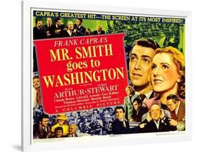 Frank Capra's Mr. Smith Goes to Washington, 1939-null-Framed Art Print