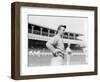 Frank Chance, Chicago Cubs, Baseball Photo No.1 - Chicago, IL-Lantern Press-Framed Art Print