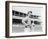 Frank Chance, Chicago Cubs, Baseball Photo No.1 - Chicago, IL-Lantern Press-Framed Art Print