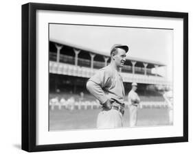 Frank Chance, Chicago Cubs, Baseball Photo No.1 - Chicago, IL-Lantern Press-Framed Art Print