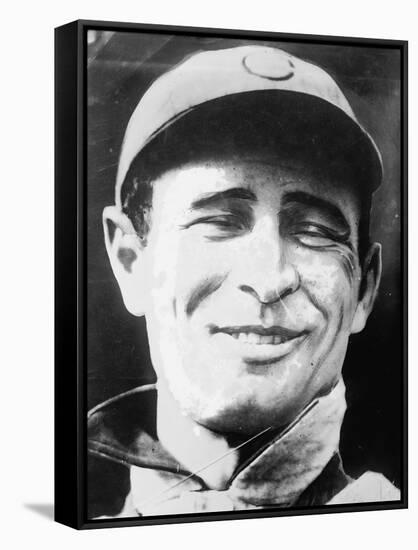 Frank Chance, Chicago Cubs, Baseball Photo No.2 - Chicago, IL-Lantern Press-Framed Stretched Canvas