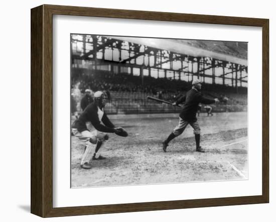 Frank Chance, NY Yankees, Baseball Photo - New York, NY-Lantern Press-Framed Art Print