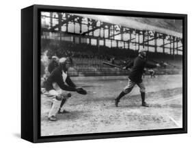 Frank Chance, NY Yankees, Baseball Photo - New York, NY-Lantern Press-Framed Stretched Canvas