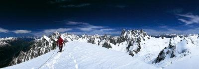 Massif du Mont-Blanc-Frank Charel-Framed Art Print