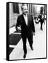 Frank Costello, 78, Organized Crime Boss, Leaves the New York County District Attorney's Office-null-Framed Stretched Canvas