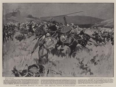 The British Mission to Kano, the British Force Withstanding a Cavalry Charge at Ugu