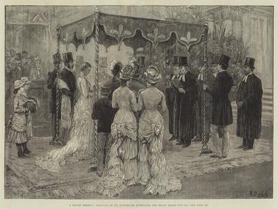 A Jewish Wedding, Marriage of Mr Leopold De Rothschild and Mademoiselle Marie Perugia