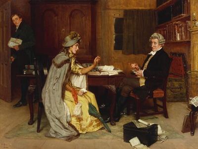 Consulting Her Lawyer, 1892