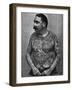 Frank de Burgh, Tattooed Man, 1897-Carl Miller-Framed Photographic Print