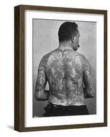 Frank de Burgh, Tattooed Man, 1897-Carl Miller-Framed Art Print