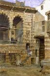 Courtyard, Al Hosh, in the House of Shiekh Sadat, Cairo, 1873-Frank Dillon-Giclee Print