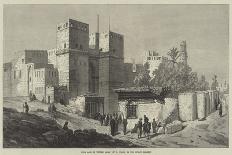 Courtyard, Al Hosh, in the House of Shiekh Sadat, Cairo, 1873-Frank Dillon-Giclee Print