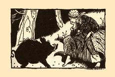 The Boar And The Gypsy-Frank Dobias-Art Print