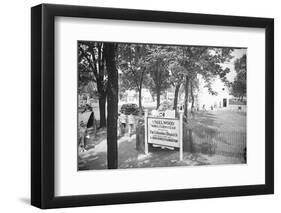 Frank Engel and Family, Ohio's Most Typical Farm Family Winners on Exhibit at Ohio State Fair, 1941-Alfred Eisenstaedt-Framed Photographic Print