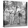 Frank Engel and Family, Ohio's Most Typical Farm Family Winners on Exhibit at Ohio State Fair, 1941-Alfred Eisenstaedt-Stretched Canvas