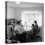 Frank Engel and Family, Ohio's Most Typical Farm Family Winners on Exhibit at Ohio State Fair, 1941-Alfred Eisenstaedt-Stretched Canvas